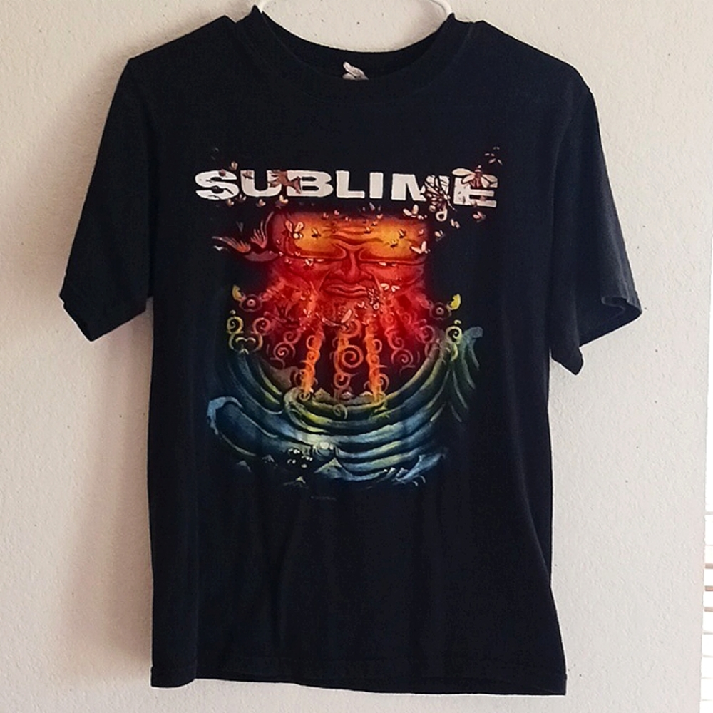 Vintage Y2K Sublime BandT-Shirt Everything Under The Sun,Black-Size Small